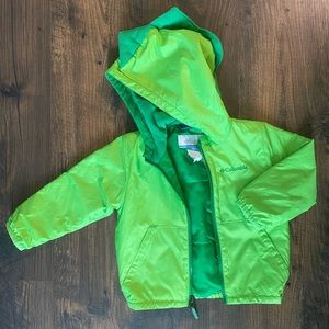 Columbia Green Dinosaur Lightweight Jacket